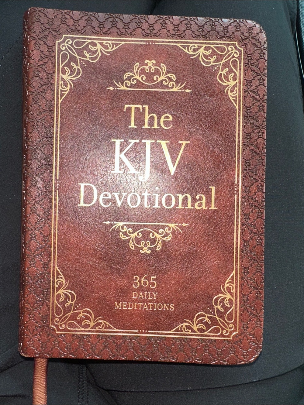 The KJV Devotional - Brown Faux Leather Daily Devotional